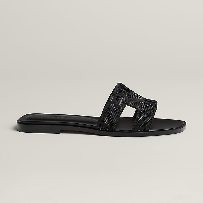 Oran sandal - Black | Hermès Canada
